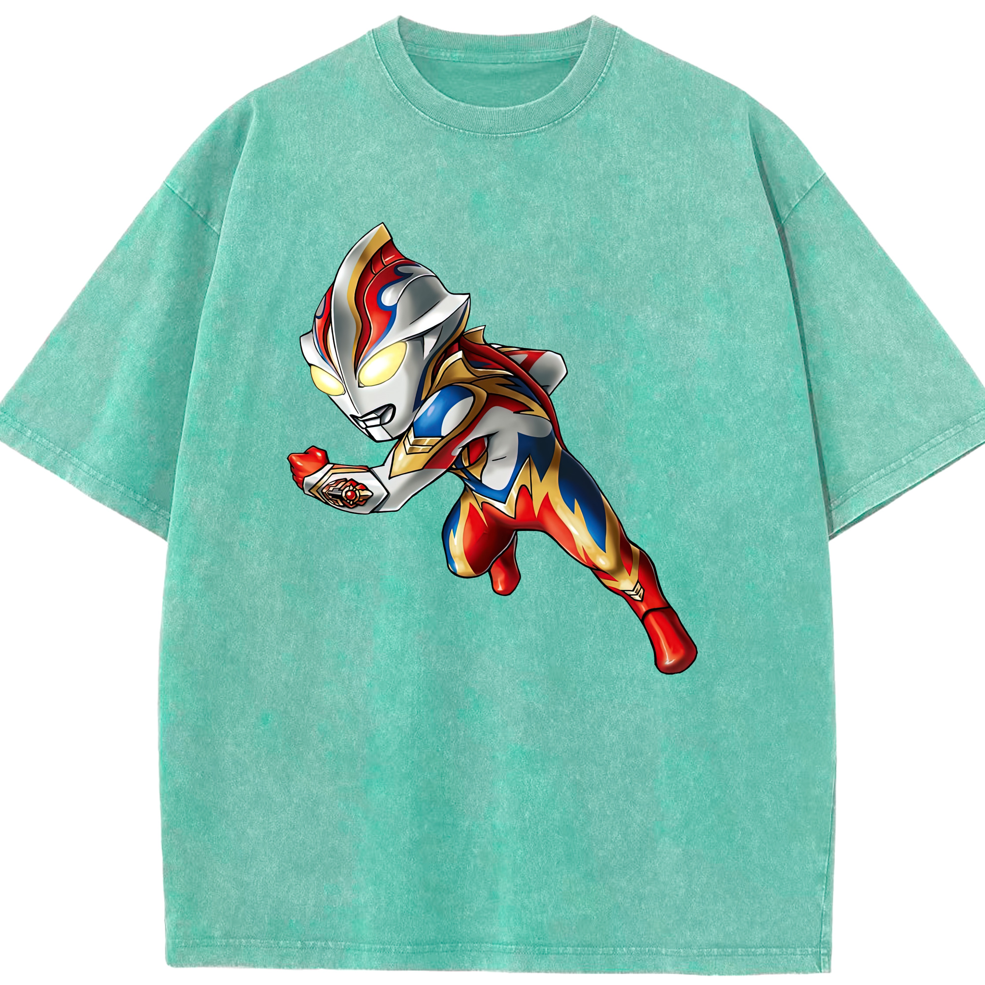 （画像用） ウルトラマン Ultraman 綿100% ヴィンテージ風 半袖Tシャツ（フロントプリント）